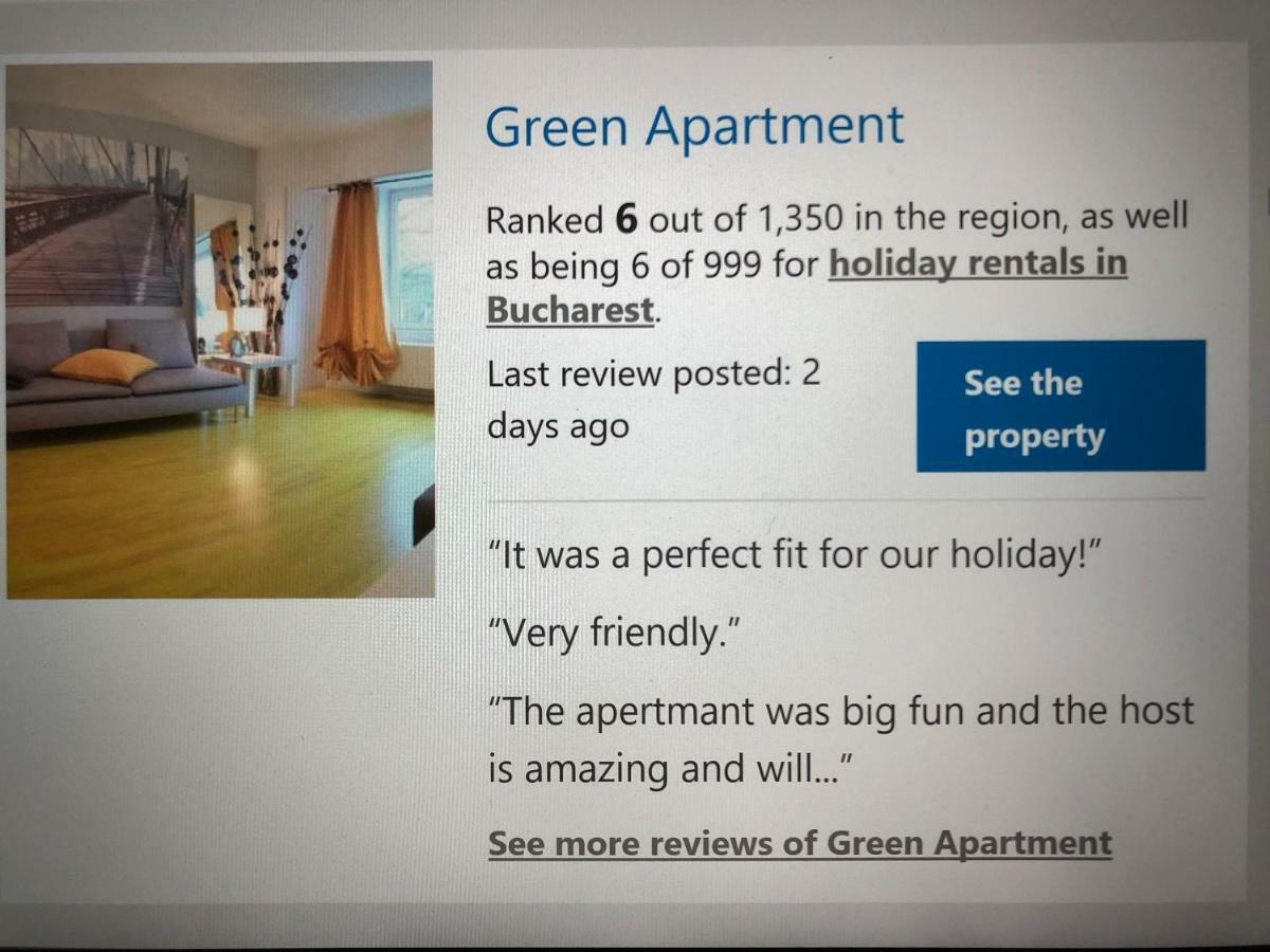 New Green Apartment Studio 1 Bucarest Extérieur photo